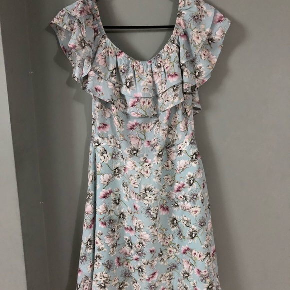 Forever 21 summer off the shoulder dress Size s - Picture 1 of 2